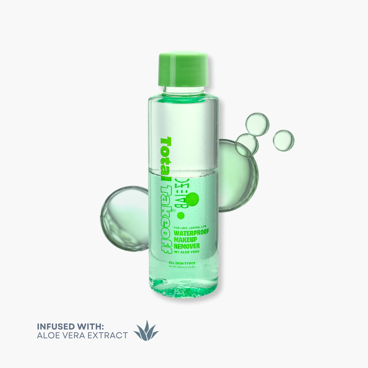 Oze Lab Skincare | Waterproof Makeup Remover | Color: White | Size: 100ml