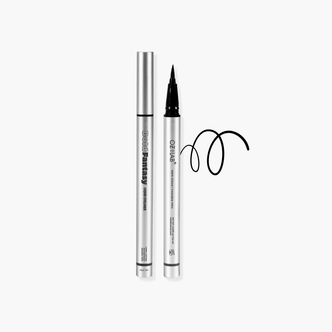 Bold Fantasy Eyeliner Pen | Smudge-Proof Ultra Black Liner | OZ