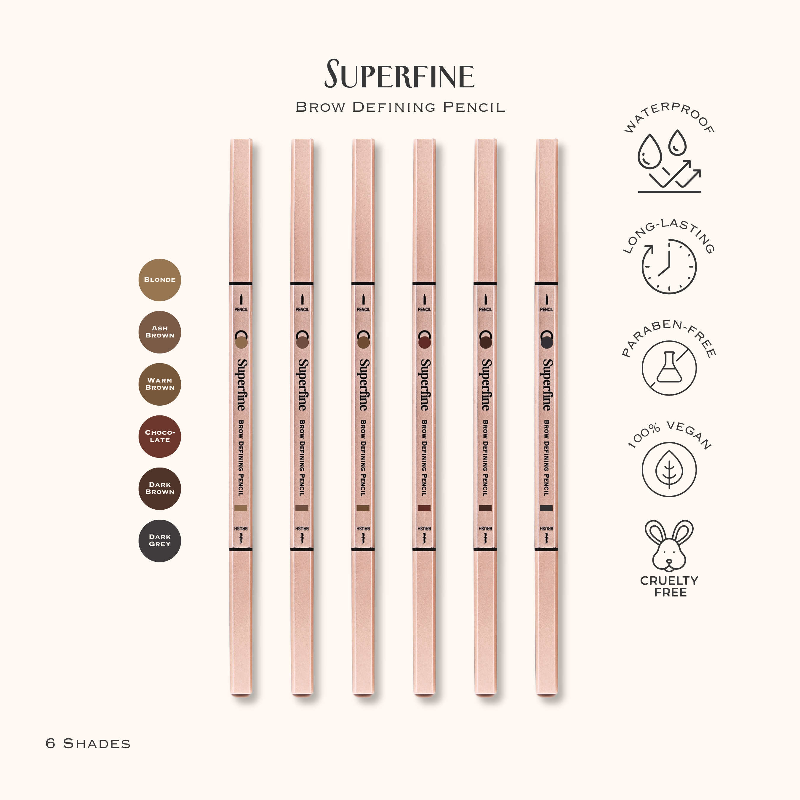 Superfine Micro Brow Pencil – Oz Lab Beauty